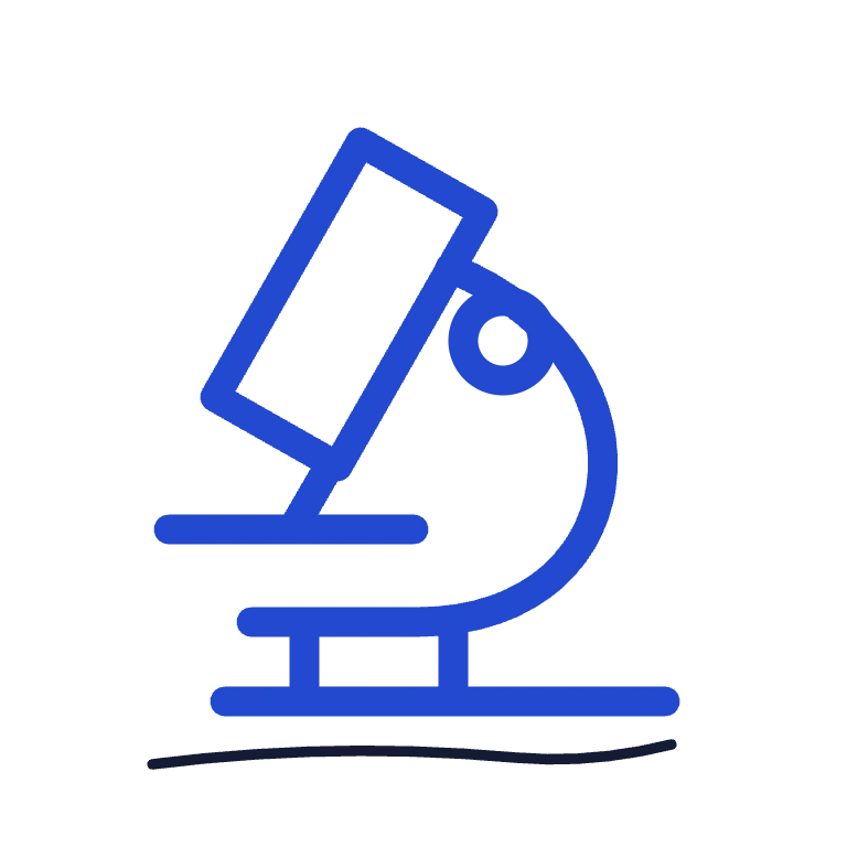 Microscope representing diagnostics and laboratory services.