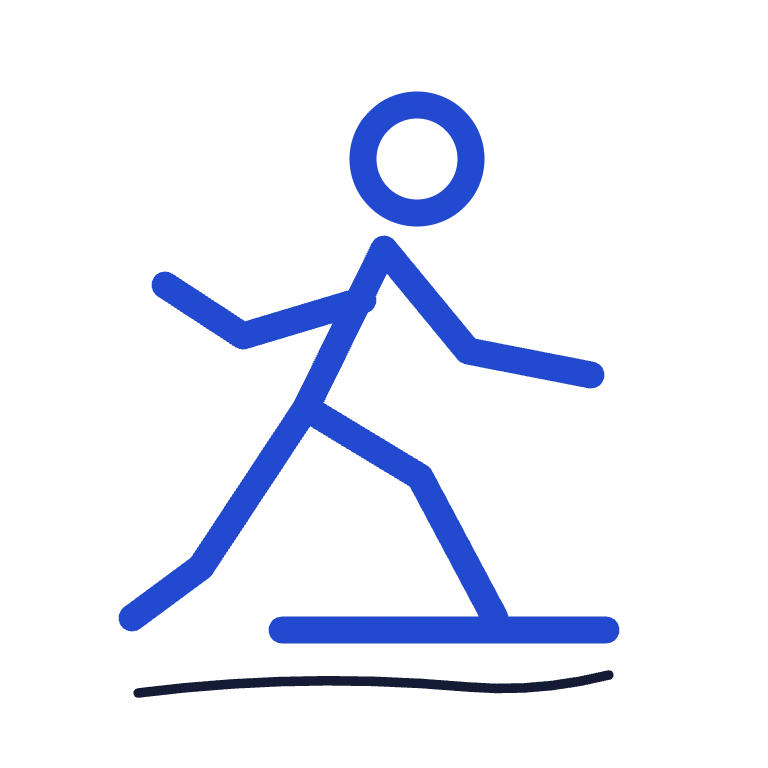 Person stretching, representing physiotherapy and rehabilitation.